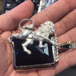 220 carat Brazilian amethyst Pendant..